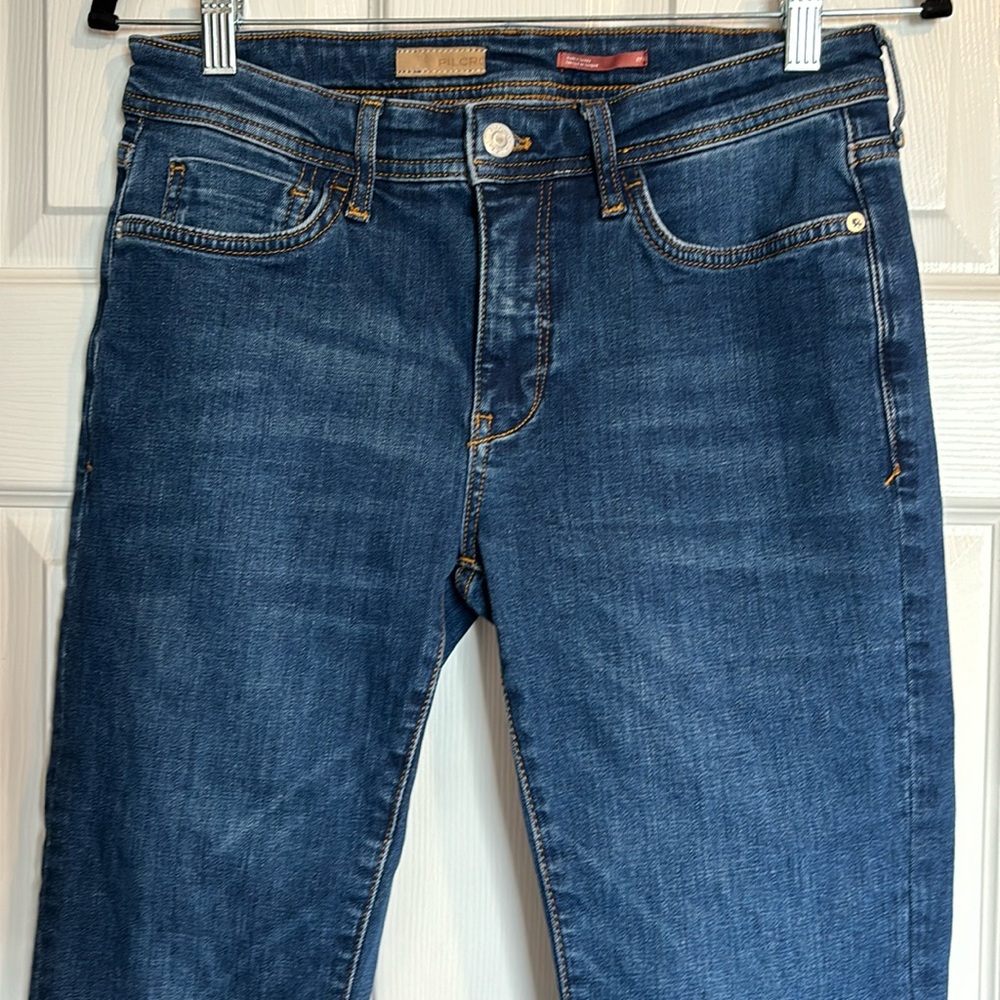 Anthropologie Pilcro women’s blue slim boyfriend jeans size 27